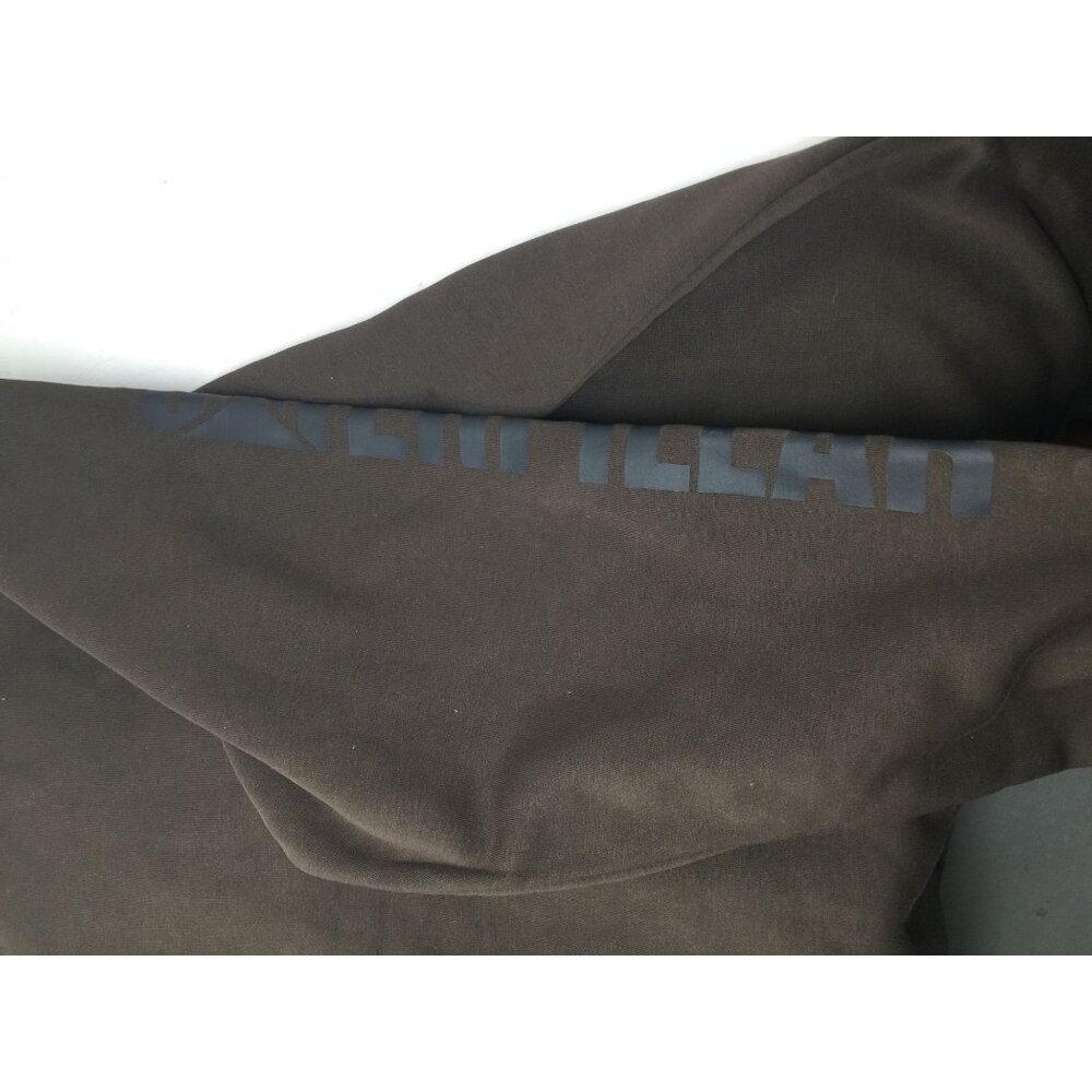 Men's CAT Trademark Banner Hooded Sweatshirt - Coffee Bean - Size 2XL - Picture 5 of 15
